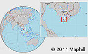 Gray Location Map of An Minh, highlighted parent region