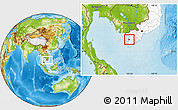 Physical Location Map of An Minh, highlighted country