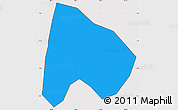 Political Simple Map of An Minh, cropped outside