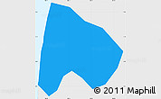 Political Simple Map of An Minh, single color outside