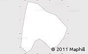 Silver Style Simple Map of An Minh, cropped outside