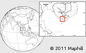 Blank Location Map of Chau Thanh