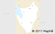 Classic Style Simple Map of Chau Thanh