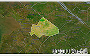 Satellite 3D Map of Giong Rieng, darken