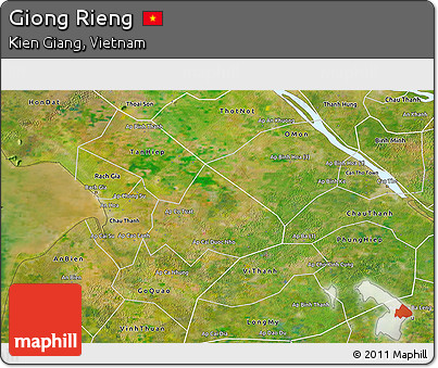 Satellite 3D Map of Giong Rieng
