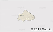 Shaded Relief 3D Map of Giong Rieng, cropped outside