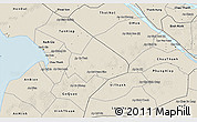 Shaded Relief 3D Map of Giong Rieng