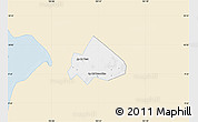 Classic Style Map of Giong Rieng, single color outside