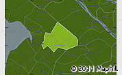 Physical Map of Giong Rieng, darken