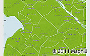 Physical Map of Giong Rieng