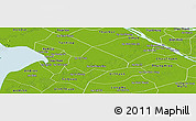Physical Panoramic Map of Giong Rieng