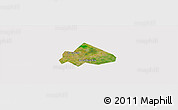 Satellite Panoramic Map of Giong Rieng, cropped outside