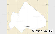 Classic Style Simple Map of Giong Rieng, single color outside