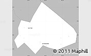 Gray Simple Map of Giong Rieng
