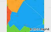 Political Simple Map of Giong Rieng