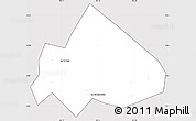 Silver Style Simple Map of Giong Rieng, cropped outside