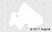 Silver Style Simple Map of Giong Rieng