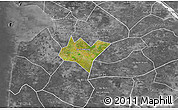 Satellite 3D Map of Go Quao, desaturated