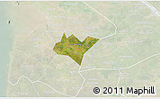 Satellite 3D Map of Go Quao, lighten