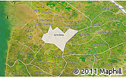 Shaded Relief 3D Map of Go Quao, satellite outside