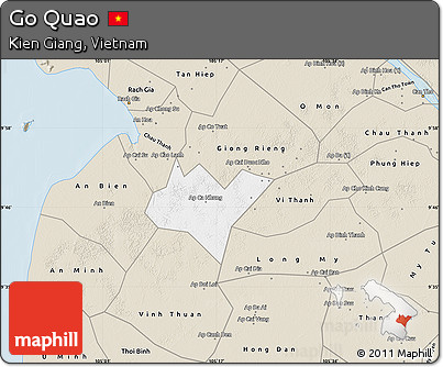 Classic Style Map of Go Quao