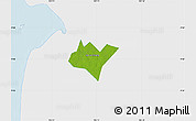Physical Map of Go Quao, single color outside