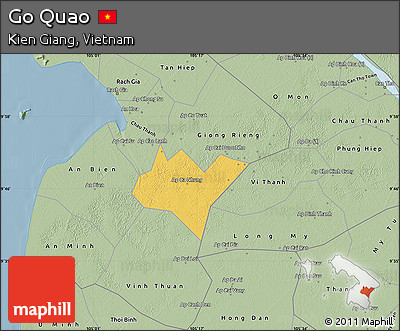 Savanna Style Map of Go Quao