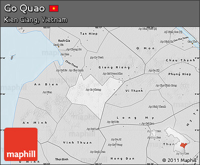 Silver Style Map of Go Quao