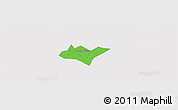 Political Panoramic Map of Go Quao, cropped outside