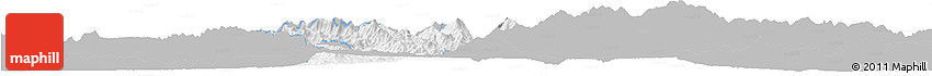 Gray Horizon Map of Dac Glay, single color outside