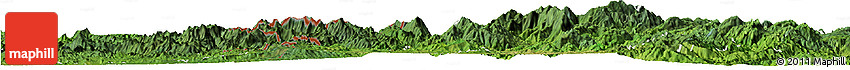 Satellite Horizon Map of Dac Glay