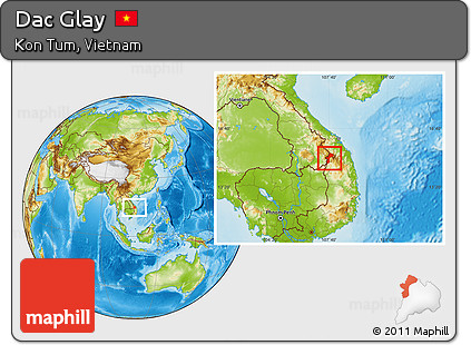 Physical Location Map of Dac Glay