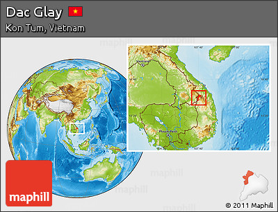 Physical Location Map of Dac Glay