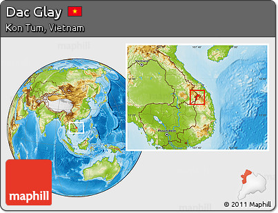 Physical Location Map of Dac Glay