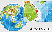 Physical Location Map of Dac Glay, highlighted country