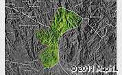 Satellite Map of Dac Glay, desaturated