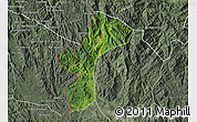 Satellite Map of Dac Glay, semi-desaturated
