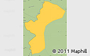 Savanna Style Simple Map of Dac Glay