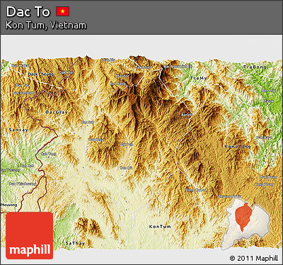 Physical 3D Map of Dac To