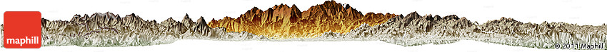 Physical Horizon Map of Dac To, semi-desaturated
