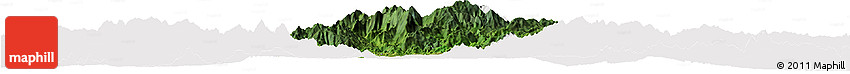 Satellite Horizon Map of Dac To, cropped outside