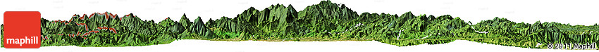 Satellite Horizon Map of Dac To