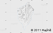 Silver Style Map of Dac To, single color outside