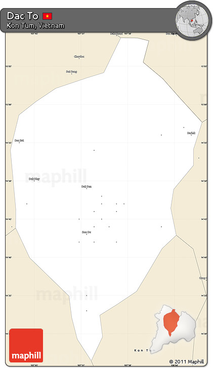Classic Style Simple Map of Dac To