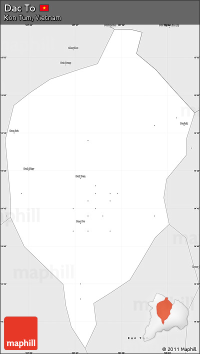 Silver Style Simple Map of Dac To