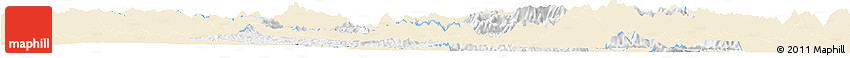 Classic Style Horizon Map of Muong Lay, single color outside