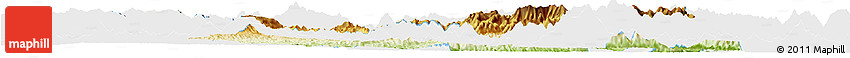 Physical Horizon Map of Muong Lay, single color outside