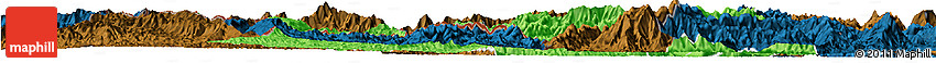Political Horizon Map of Muong Lay, darken