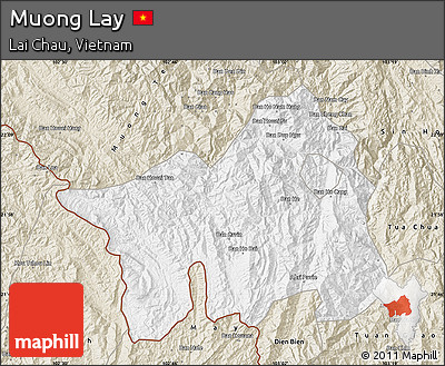 Classic Style Map of Muong Lay