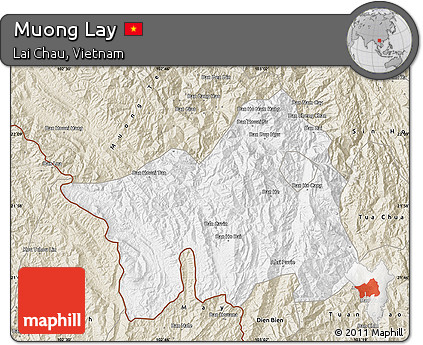 Classic Style Map of Muong Lay